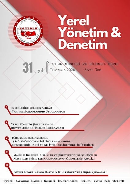 YEREL YÖNETİM VE DENETİM DERGİSİ Temmuz 2026